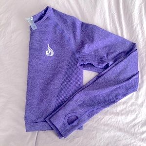 Ryderwear cropped long sleeve top